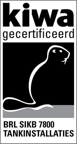 Kiwa gecertificeerd, BRL SIKB 7800 voor tankinstallaties, onder certificaat K50425/08